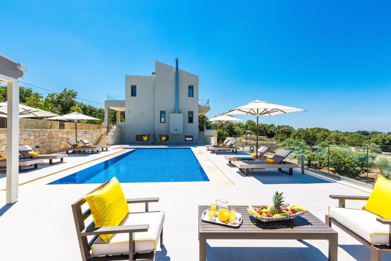 Luxury Cretan Villas With Private Pools Gállos Екстериор снимка