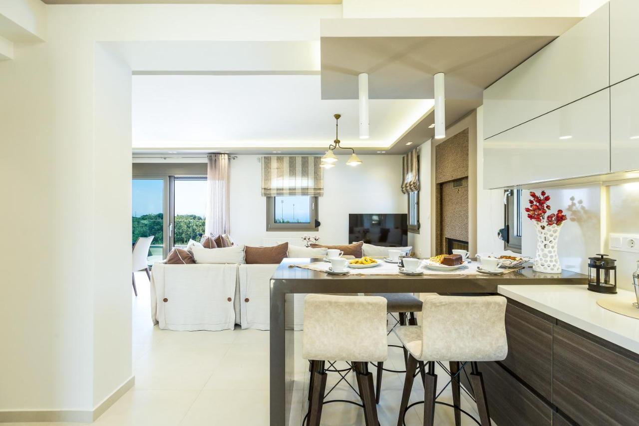 Luxury Cretan Villas With Private Pools Gállos Екстериор снимка